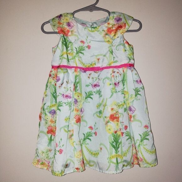 BAKER BY TED BAKER SUMMER FLORAL NEON RIBBON DRESS - Picture 1 of 5